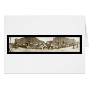 Omaha Merchants Photo 1908 Hälsningskort
