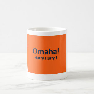 OMAHA! MUGG för BRÅDSKABRÅDSKAkaffe för Denver