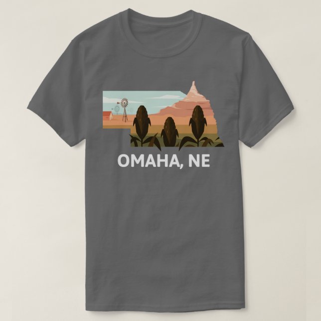 Omaha NE T Shirt (Design framsida)