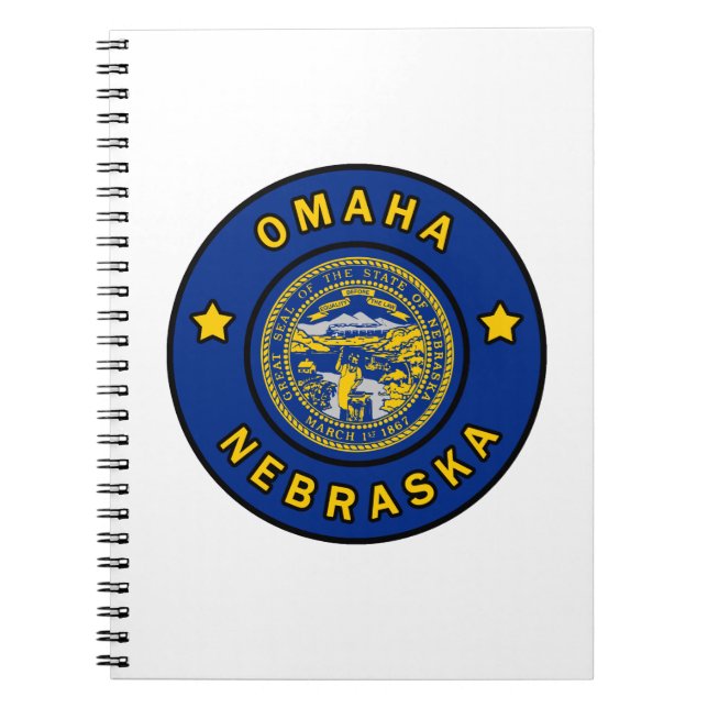 Omaha Nebraska Anteckningsbok (Framsidan)