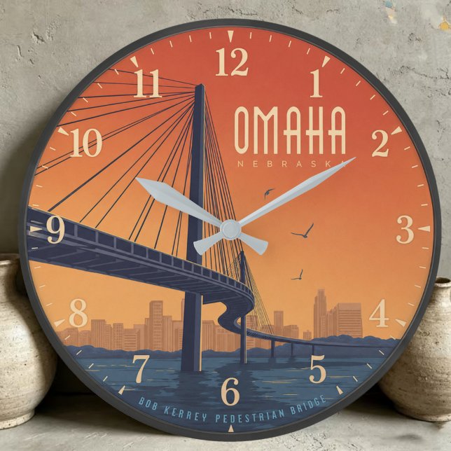Omaha Nebraska Bridge  Stor Klocka (Skapare uppladdad)