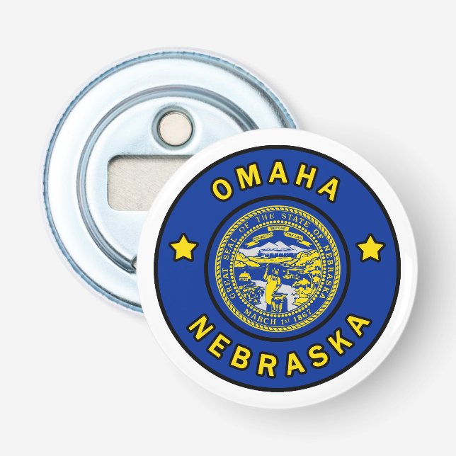 Omaha Nebraska Flasköppnare (Framsidan)