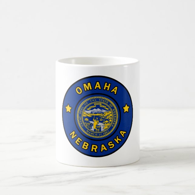Omaha Nebraska Kaffemugg (Center)