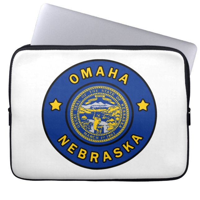 Omaha Nebraska Laptop Fodral (Framsidan)
