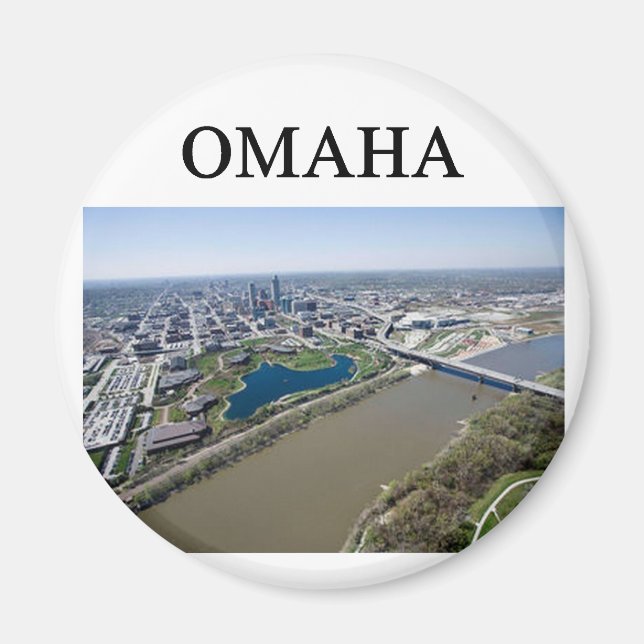 OMAHA nebraska Magnet (Framsidan)