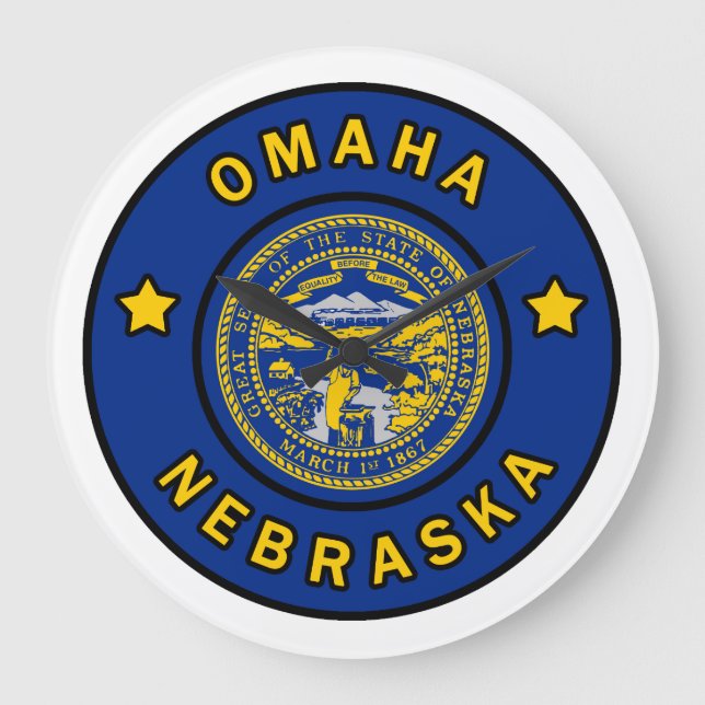 Omaha Nebraska Stor Klocka (Framsida)