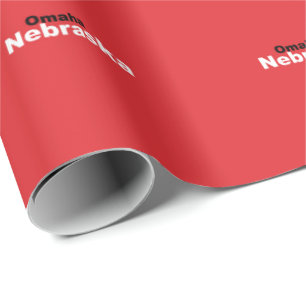 Omaha, Nebraska Wrapping Papper Presentpapper