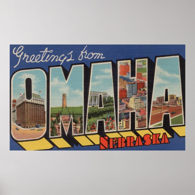Omaha, NebraskaLarge Brev ScenesOmaha, NE 2 Poster (Framsidan)