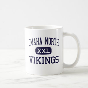 Omaha norr - Vikings - kick - Omaha Nebraska Kaffemugg