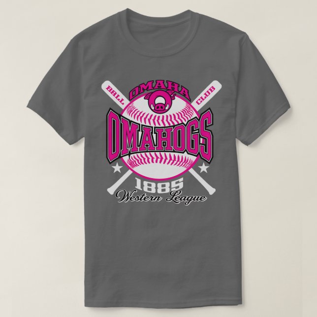 Omaha Omahogs T Shirt (Design framsida)