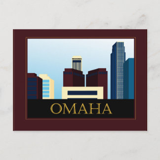 Omaha Skyline Vykort