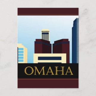 Omaha Skyline Vykort