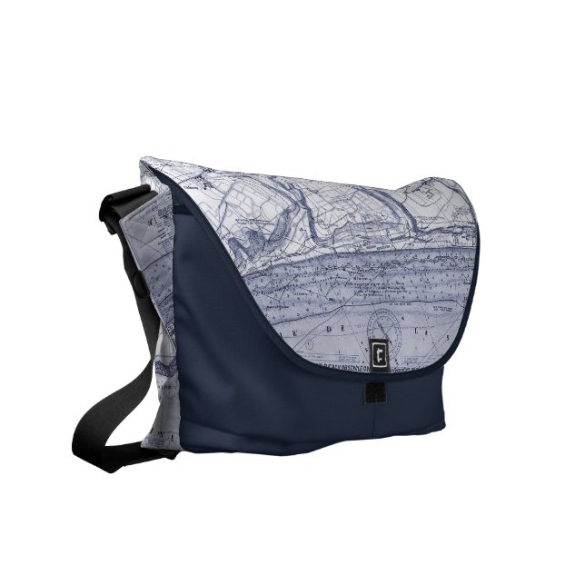 Omaha strand kurir väska (Vänstra Framsidan)