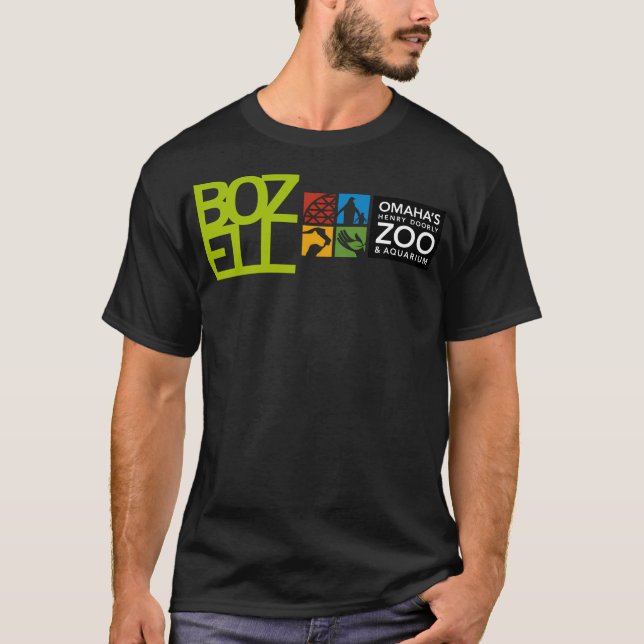 Omahas Hd Zoo Logotyp1 T Shirt (Framsida)