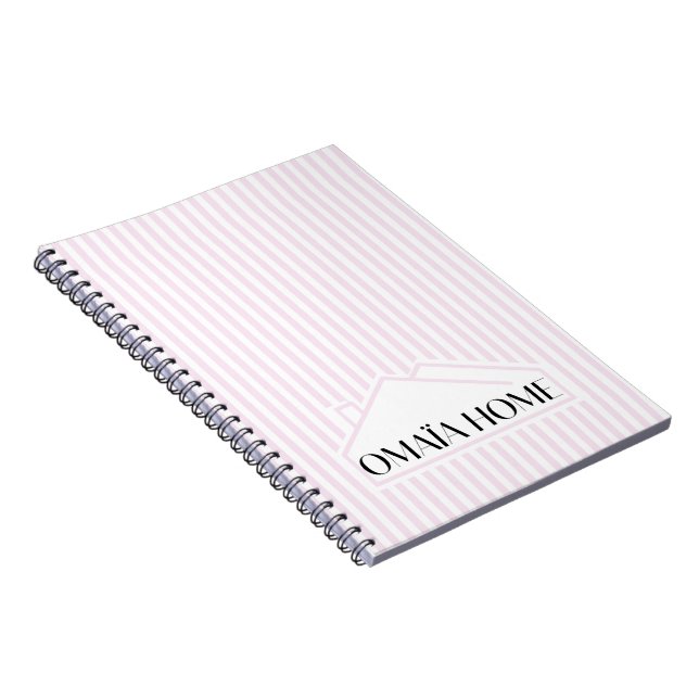 OMAÏA HOME Minimal House Logo Notebook Anteckningsbok (Högra Sidan)