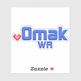 Omak Washington Klistermärken