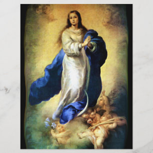 Omakulat Conception of Virgin Mary - Murillo Reklamblad