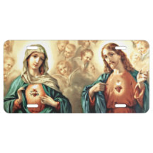Omakulat Heart Mary och Helig Heart of Jesus Li