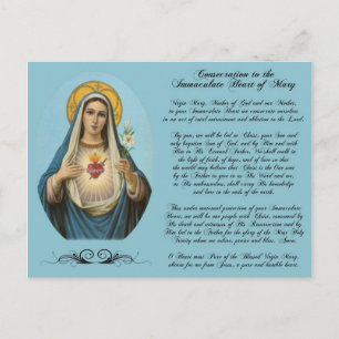 Omakulat Heart of Mary Anpassningsbar Postcard Vykort