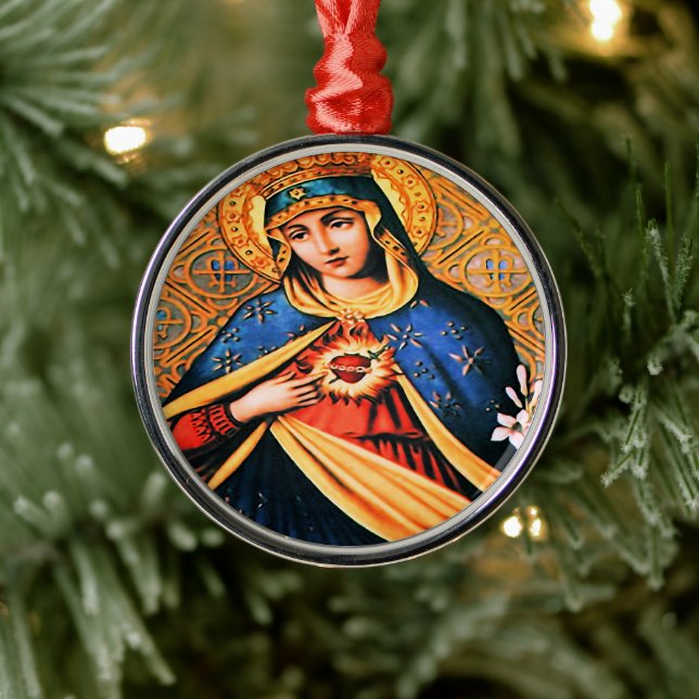 Omakulat Heart of Mary Julgransprydnad Metall (Träd)