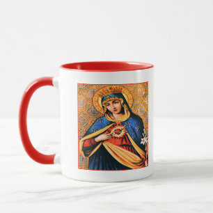 Omakulat Heart of Mary Mugg