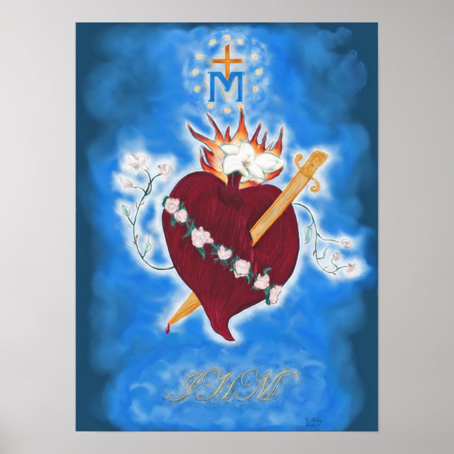 Omakulat Heart of Mary Poster (Framsidan)