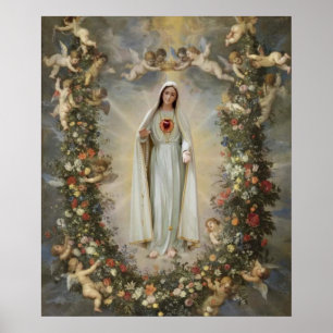 Omakulat Heart of Mary, Virgin Mary Poster