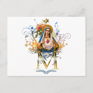 Omakulat Heart of Mary Vykort