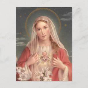 Omakulat Heart of Mary Vykort