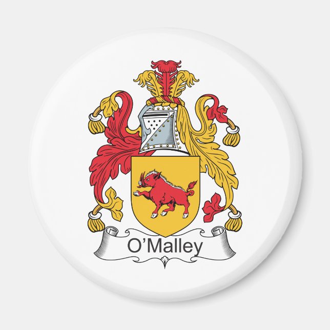 O'Malley Family Crest Magnet (Framsidan)