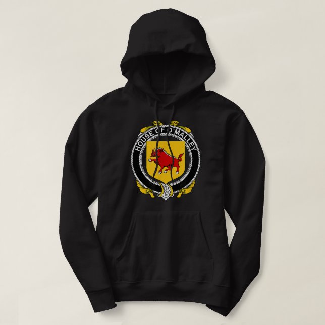 O'Malley Jackar om Arm Family Crest Hoodie (Design framsida)
