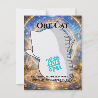 Omamori Card #007 – Ore Cat | Courage • Action Kort