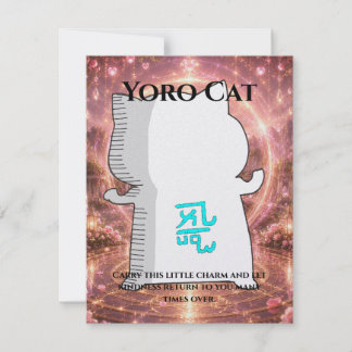 Omamori Card #008 – Yoro Cat | Love • Happiness Kort