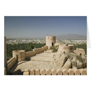 Oman, Batinahslätten, Nakhal. Nakhalfortet, vid Hälsningskort