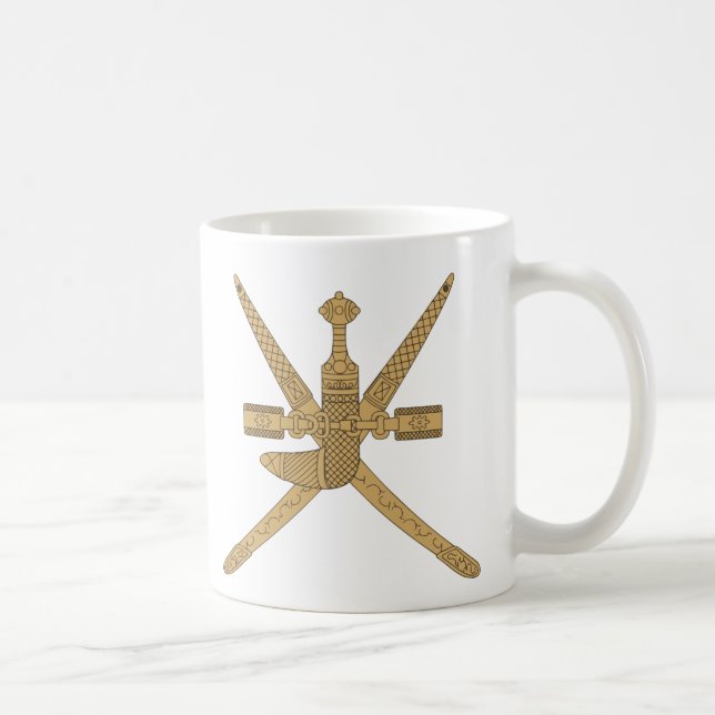Oman Emblem Kaffemugg (Höger)