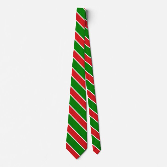 Oman Flag Elegant Patriotisk Halsduk Slips (Framsida)