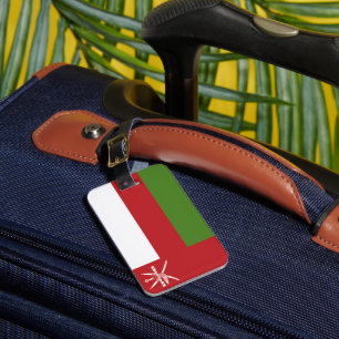 Oman flagga bagagebricka