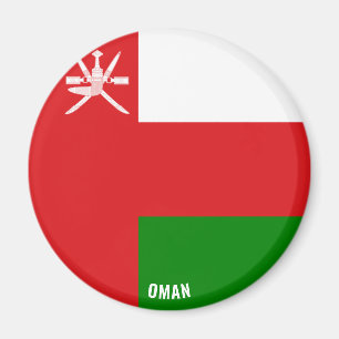 Oman Flagga Charming Patriotic Magnet