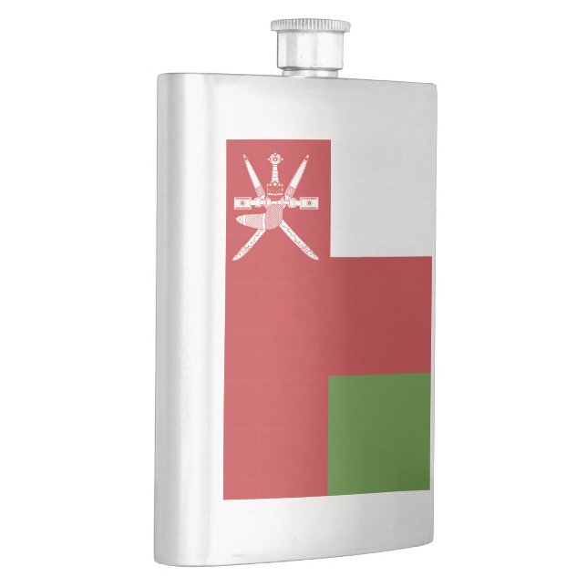 Oman flagga fickplunta (Höger)