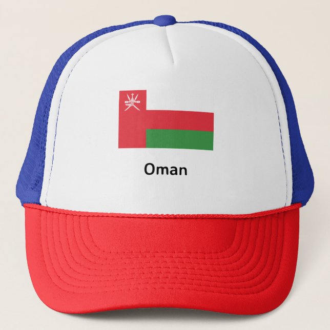 Oman Flagga Keps (Framsida)