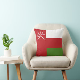 Oman flagga kudde