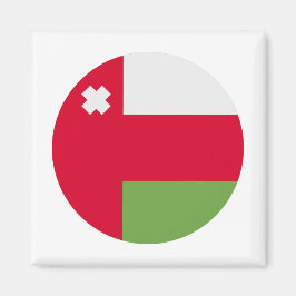 Oman Flagga Magnet