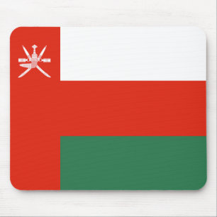 Oman Flagga Mousepad Musmatta