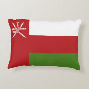 Oman flagga prydnadskudde