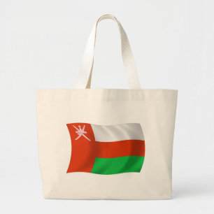 Oman flagga shoppingväska jumbo tygkasse