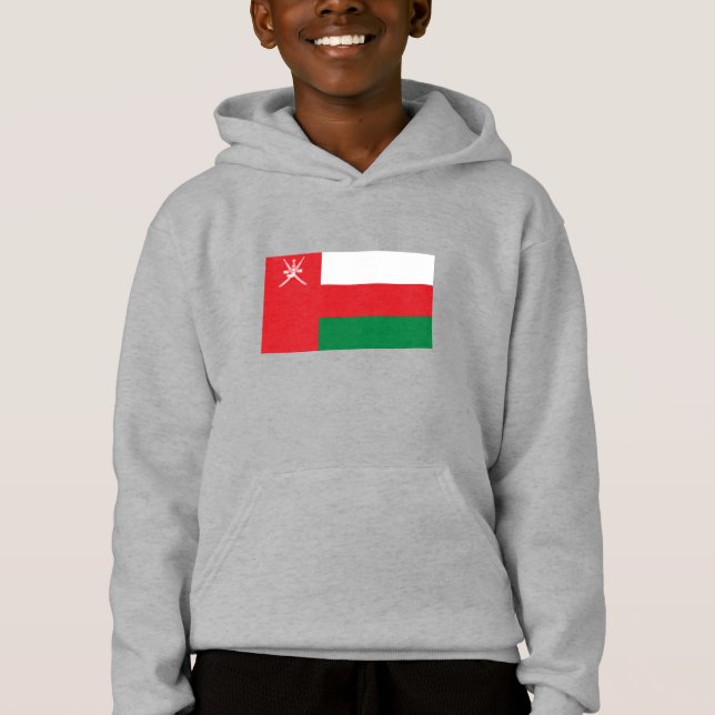 Oman Flagga T Shirt (Framsida)