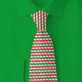 Oman Flagga Tegel Mönster Slips