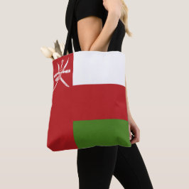 Oman flagga tygkasse