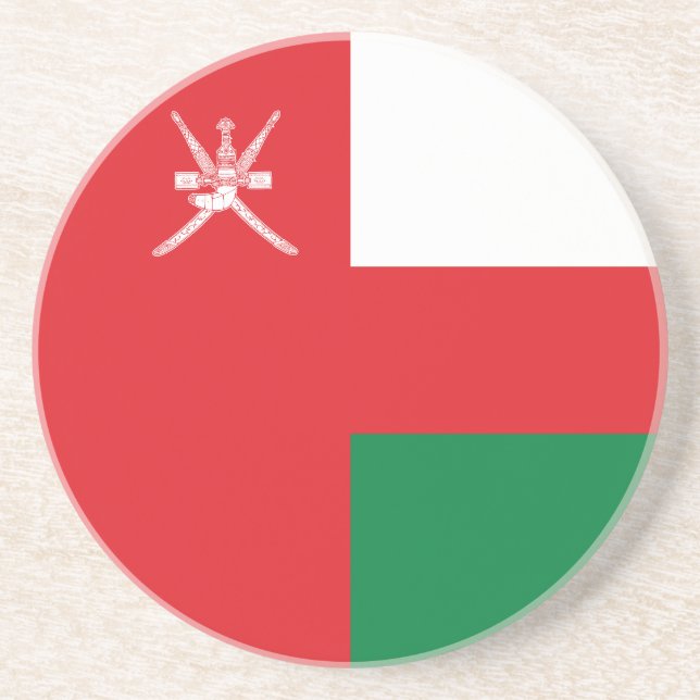 Oman Flagga Underlägg (Framsidan)
