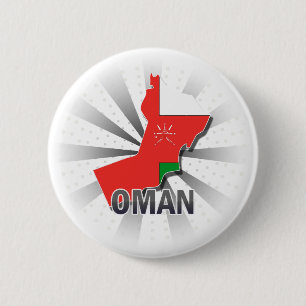 Oman flaggakarta 2,0 knapp